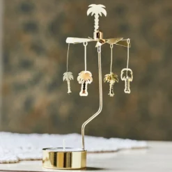 &klevering Palm Tree Tealight Spinner