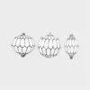 &klevering Black and White Ornaments - Set of 3