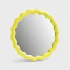 &klevering Yellow Zigzag Standing Mirror
