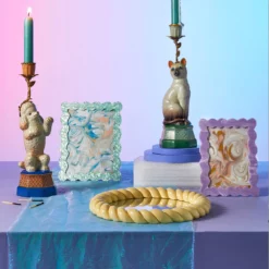 &klevering Braid Round Wall Mirror Vanilla