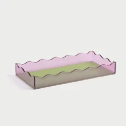 &klevering Wobble Wave Trinket Tray - Pink
