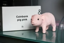 &klevering Pink Piggy Coin Box