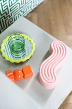 &klevering Stack Candle Holder Orange