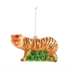 &klevering Glass Christmas Ornaments - Tiger