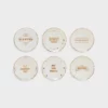 &klevering Set 6 Plate slogan