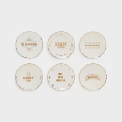 &klevering Set 6 Plate slogan