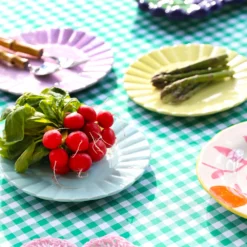 &klevering Scallop Dessert Plate Set of 6