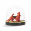 &klevering Welsh Terrier Glitter Snow Globe 2 &klevering Welsh Terrier Glitter Snow Globe