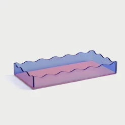 &klevering Wobble Wave Trinket Tray - Blue