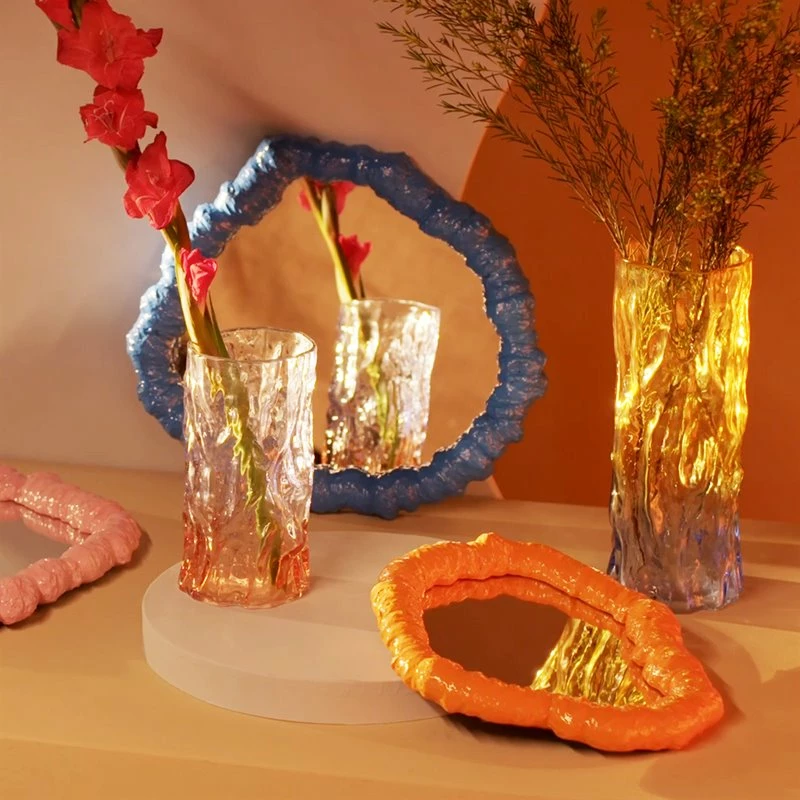 &klevering L Yellow and Blue Trunk Vase 6 &klevering L Yellow and Blue Trunk Vase