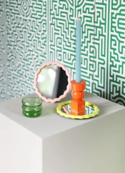 &klevering Stack Candle Holder Orange