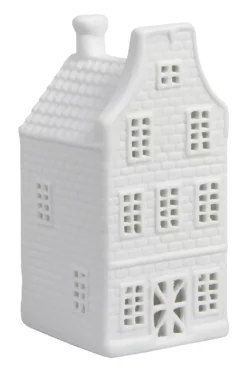 &klevering Canal House Tealight Holder - Clock