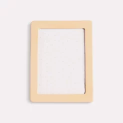 &klevering Ceramic Checks Rectangle Photo Frame Nude