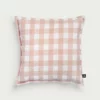 &klevering Pink Gingham Cushion