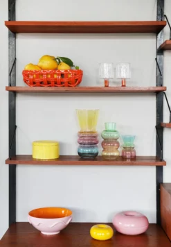 &klevering Twirl Orange Glass - Set of 2