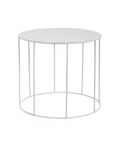 &klevering Grey Metal Side Tableau