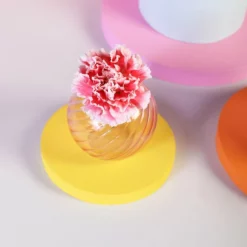 &klevering Pink Spiral Vase