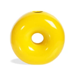 &klevering Yellow Torus Vase
