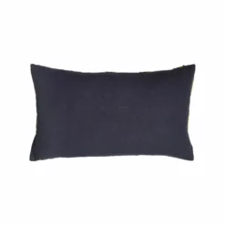 &klevering Gold Blue Pink Cushion Palm tree 30 x 50cm