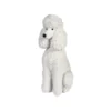 &klevering White Poodle Sitting Coinbank