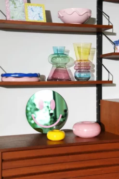 &klevering Droplet Vase Green 11 &klevering Droplet Vase Green