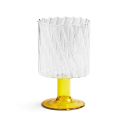 &klevering Twirl Yellow Glass - Set of 2