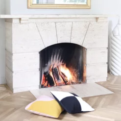 &klevering Check Square Cushion (40 x 40cm)