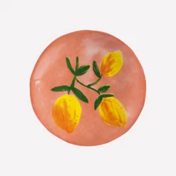 &klevering Lemon Twig Plate Small Set of 4