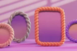 &klevering Yellow Braid Photo Frame