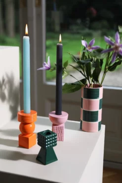 &klevering Stack Candle Holder Green
