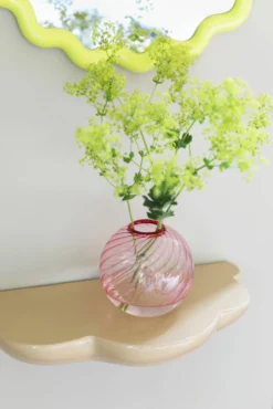 &klevering Spiral Vase Pink