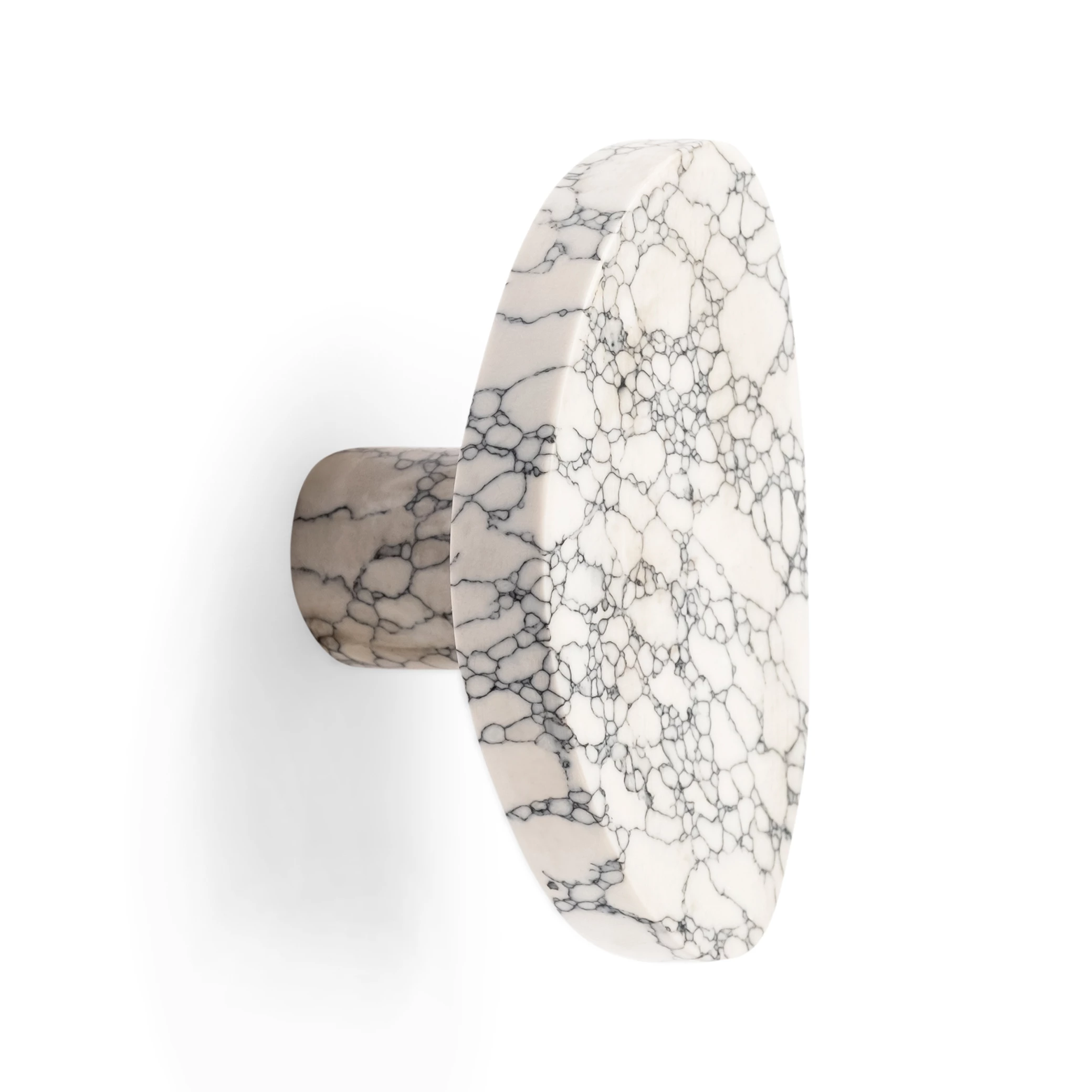 &klevering White Crackle Knob 3 &klevering White Crackle Knob