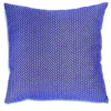 &klevering Square Herringbone Cushion - Blue