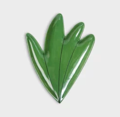 &klevering Trinket Plate Leaf Dark Green
