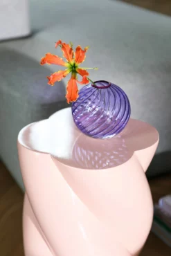 &klevering Spiral Vase Purple 7 &klevering Spiral Vase Purple