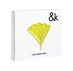 &klevering Trinket Plate Leaf Dots