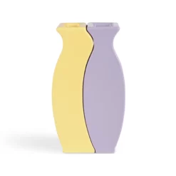 &klevering Yellow Lilac Fuse Vase Set 10 &klevering Yellow Lilac Fuse Vase Set