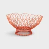 &klevering Orange Twist Wire Basket
