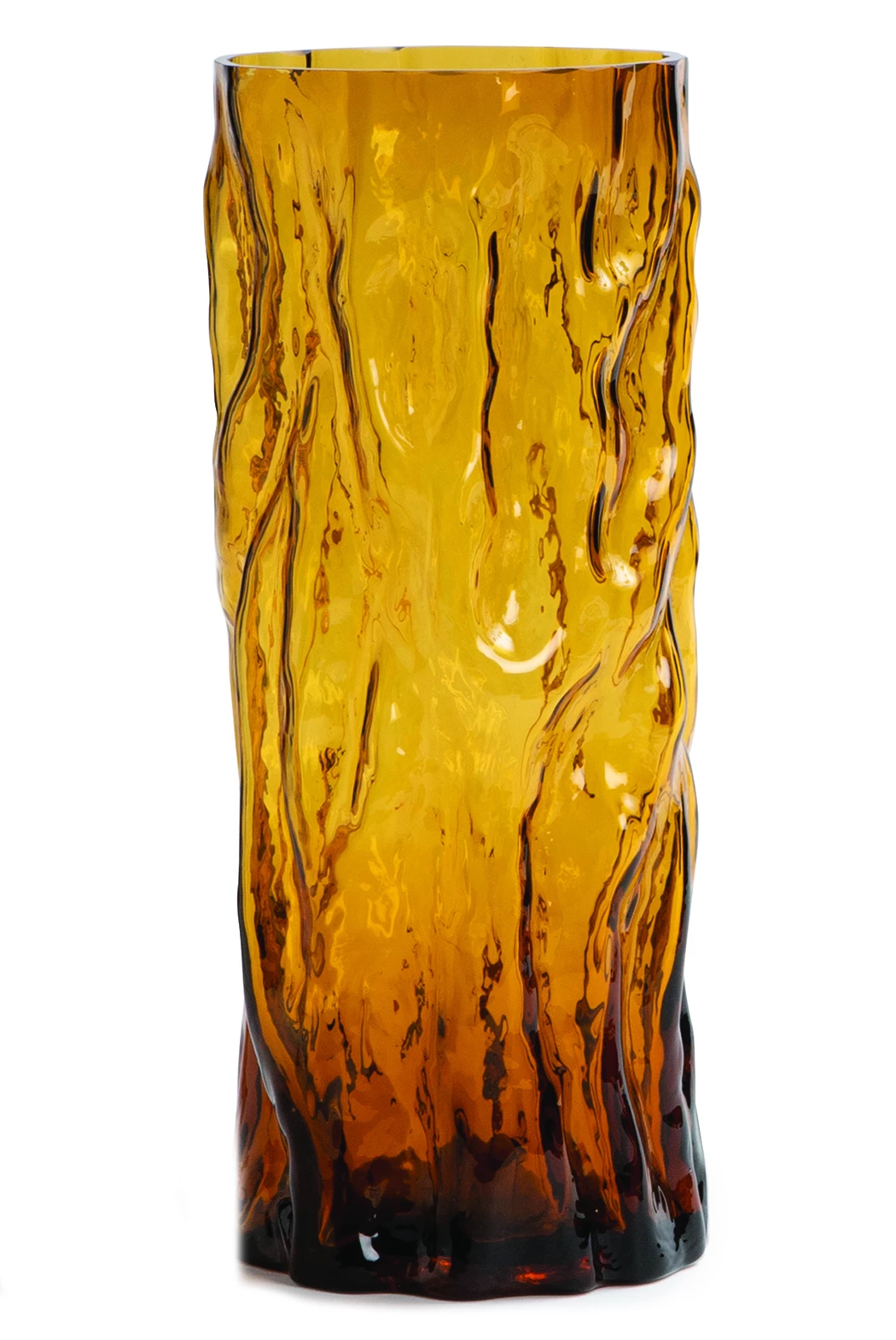 &klevering Trunk Vase - Amber 3 &klevering Trunk Vase - Amber