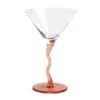 &klevering Wobbly Stemed Martini Glasses