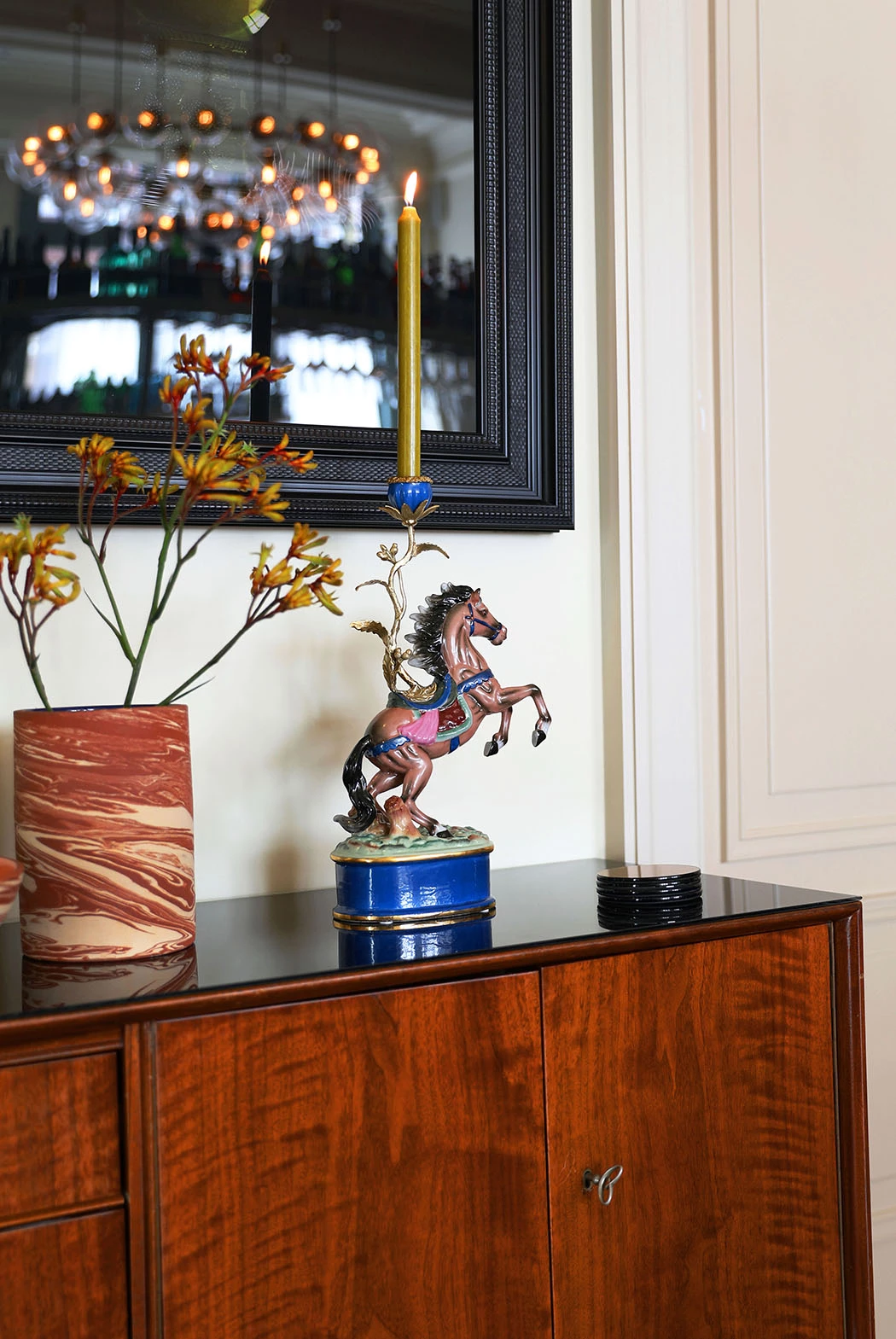 &klevering Horse Candle Holder 4 &klevering Horse Candle Holder