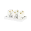 &klevering Pack of 6 Mini Astronaut Candles