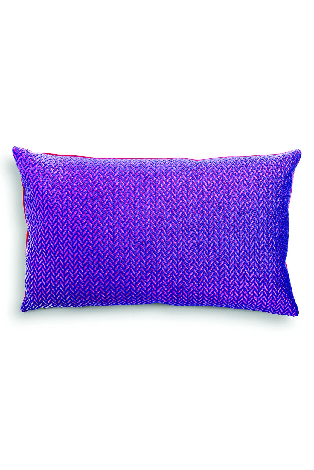 &klevering Rectangle Herringbone Cushion - Purple 3 &klevering Rectangle Herringbone Cushion - Purple