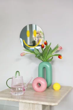 &klevering Yellow Smile Mirror