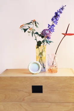 &klevering Bicolour Yellow Trunk Vase