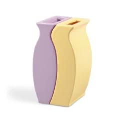 &klevering Yellow Lilac Fuse Vase Set