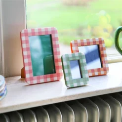 &klevering Pink Vichy Gingham Frame 8 &klevering Pink Vichy Gingham Frame