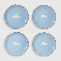 &klevering Plate cloud set of 4
