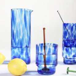 &klevering Glass Lemon Stirrers Set of 4