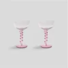 &klevering Spiral Coupe - Pink (Set Of 2)